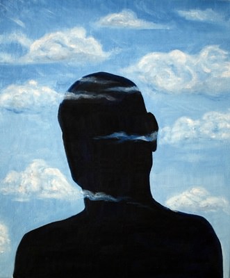 He who never speaks-Oil on canvas, 55x46-2020